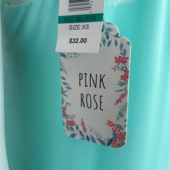 Elegant Mint Green Sleeveless Dress - Picture 6 of 9